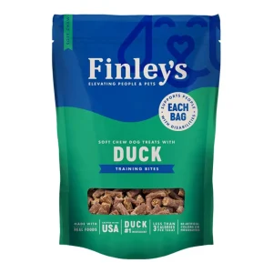 Finley's Dog Soft Dog Chew Trainer Bites Duck 6 oz