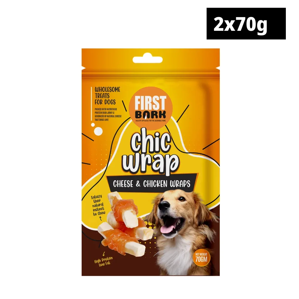 First Bark Cheese & Chicken Wrap Dog Treats - Image 2