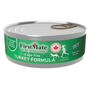 Firstmate Cat Limited Ingredient Grain-Free Turkey, 3.2 oz each, Case of 24