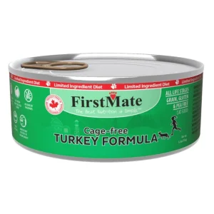 FirstMate Cat Limited Ingredient Grain-Free Turkey Wet Cat Food, 5.5 oz each, Case of 24