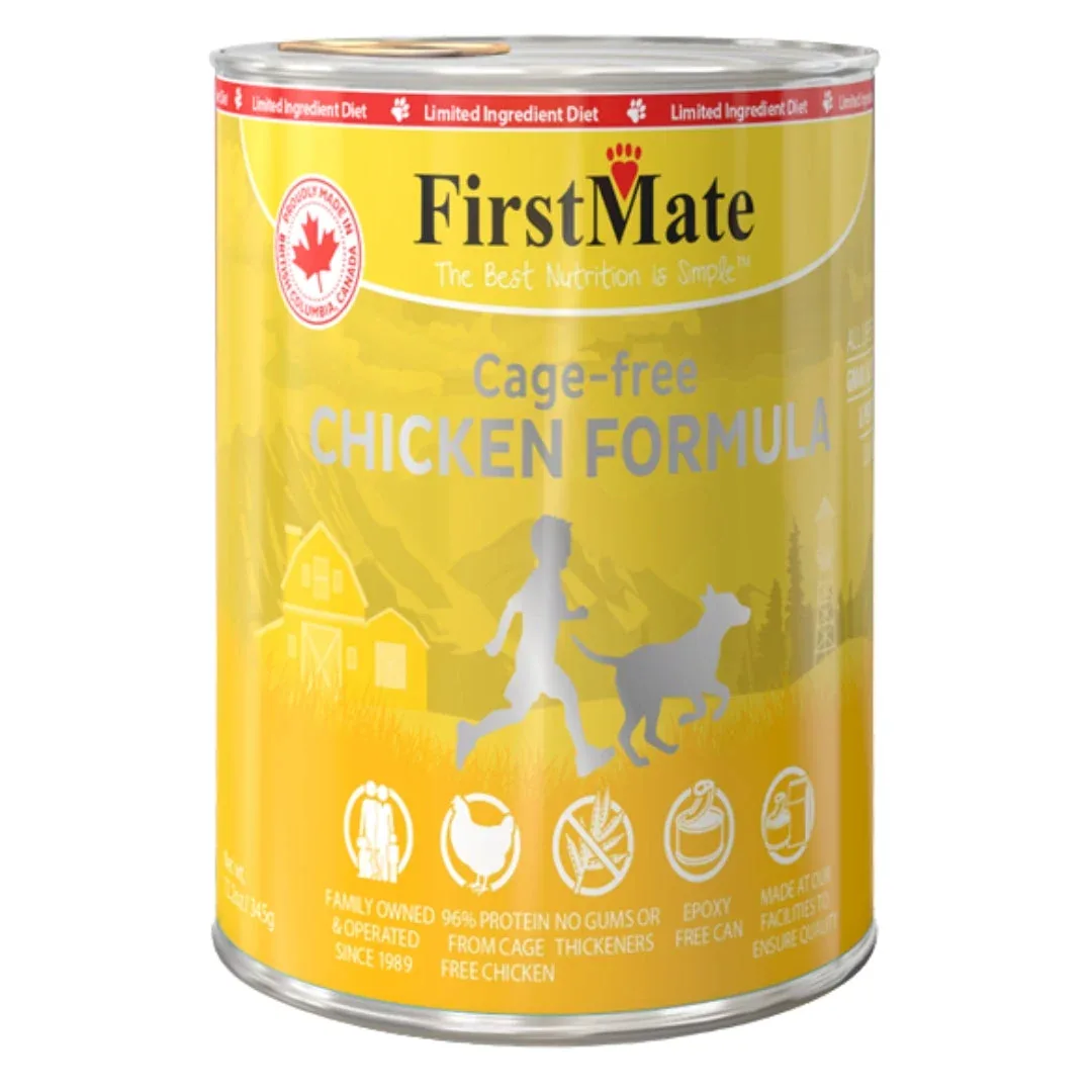 FirstMate Dog Limited Ingredient Grain-Free Chicken, 12.2 oz each, Case of 12