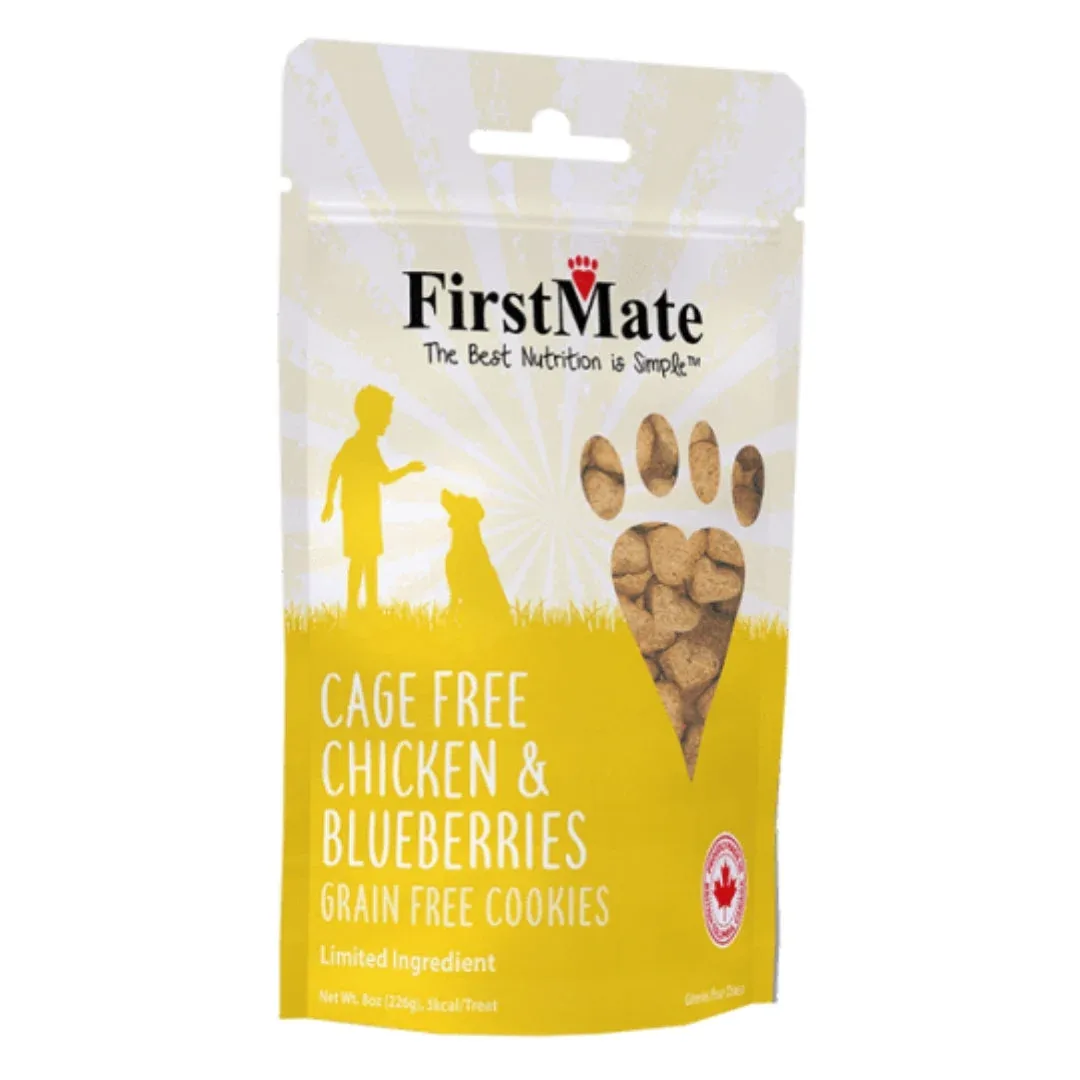 Firstmate Dog Limited Ingredient Grain-Free Duck Blueberry Dog Treat, 10 lb Bulk