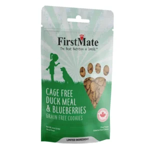 Firstmate Dog Limited Ingredient Grain-Free Duck & Blueberry Dog Treat, 8 oz