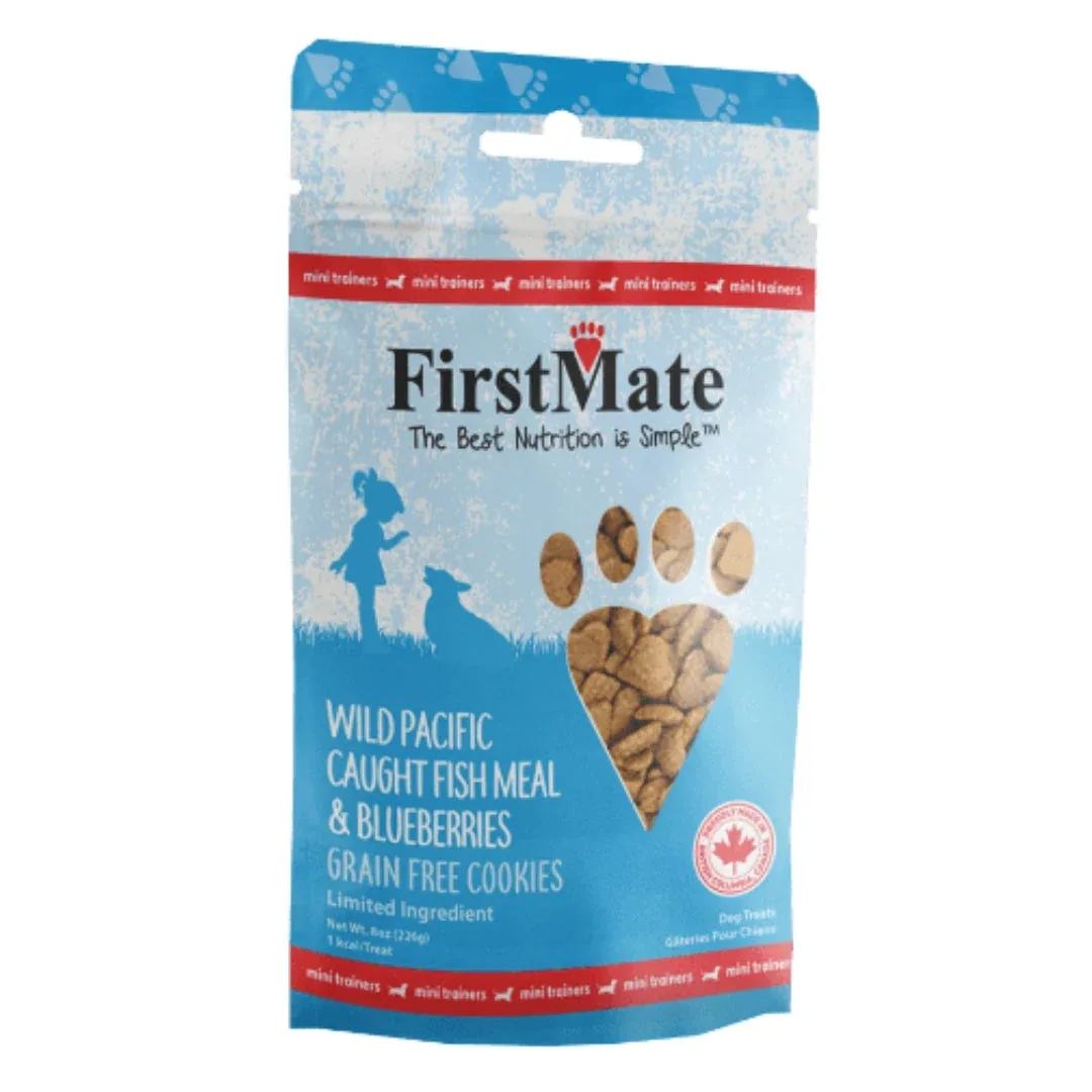 Firstmate Dog Limited Ingredient Grain-Free Fish & Blueberry Dog Treat 10 lb. Bulk