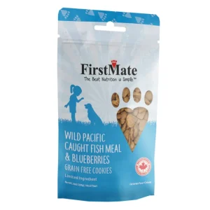 Firstmate Dog Limited Ingredient Grain-Free Fish & Blueberry Dog Treat 8 oz