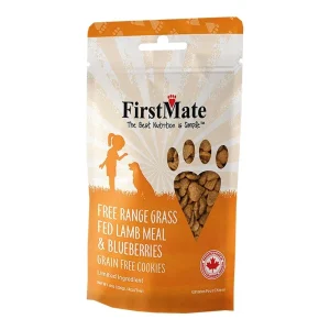 Firstmate Dog Limited Ingredient Grain-Free Lamb & Blueberry Dog Treat, 8 oz
