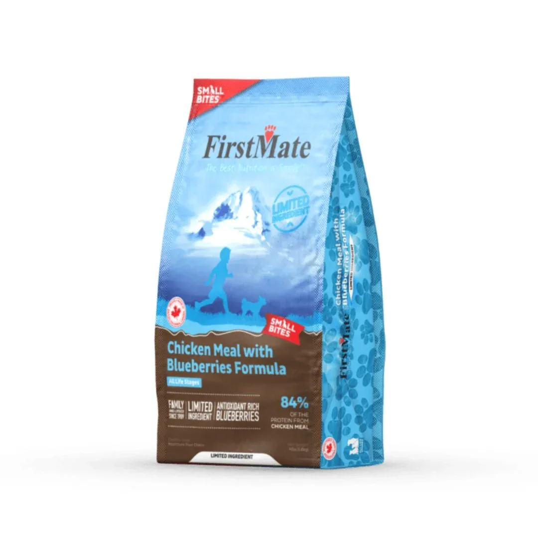 Firstmate Dog Limited Ingredient Grain-Free Small Bites Chicken Blueberry 12 lb