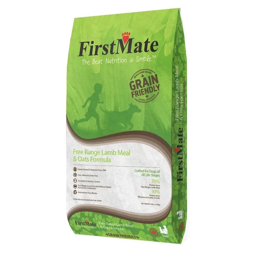 Firstmate Grain Friendly Lamb & Oats Dog Food, 5 lb