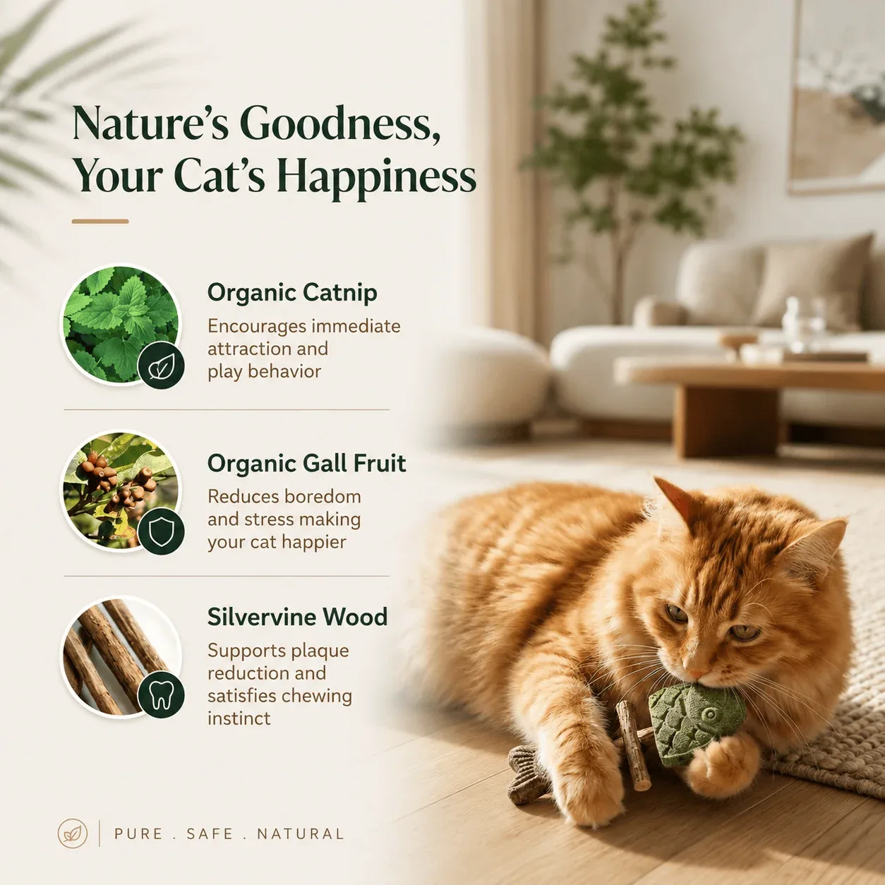 Fish Bone Cat Dental Chew Toy - Image 2