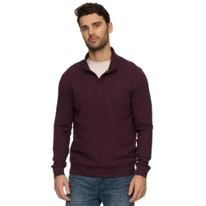 Flag & Anthem Men's Maroon Hero 1/4 Zip Pullover