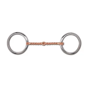 Flat Loose Ring Copper Twisted Wire Snaffle 5