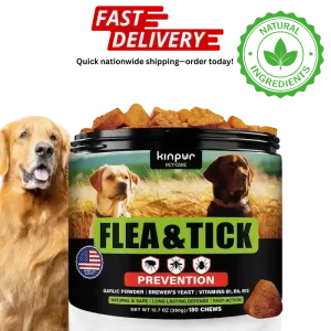 Flea and Tick Prevention Chewable for Dogs No Collars Needed