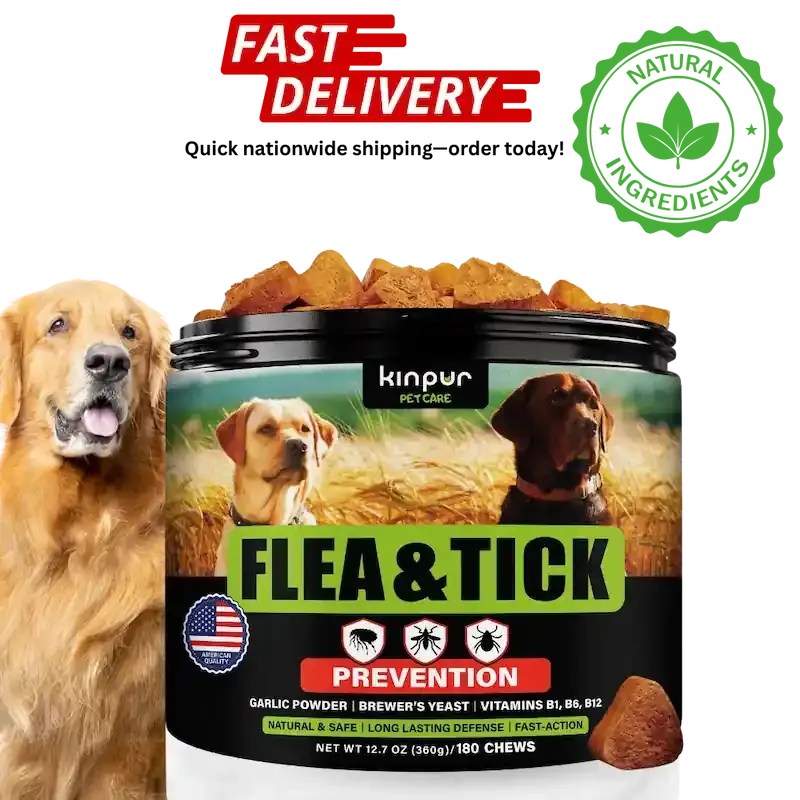 Flea and Tick Prevention Chewable for Dogs No Collars Needed