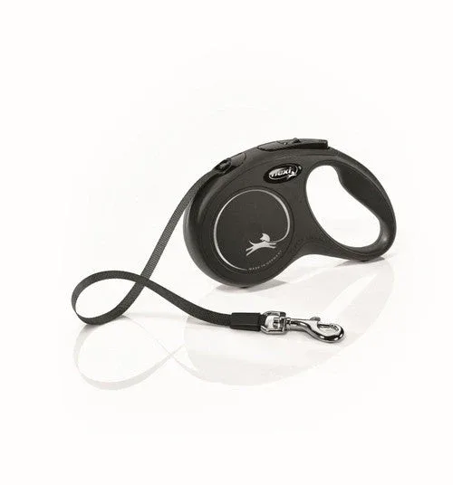 Flexi Flexi Classic Nylon Cord Dog Leash Black 16ft SM up to 33lb - Image 2