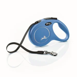 Flexi Flexi Classic Nylon Cord Dog Leash Blue 16ft MD up to 55lb