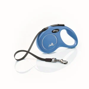 Flexi Flexi Classic Nylon Cord Dog Leash Blue 16ft SM up to 33lb