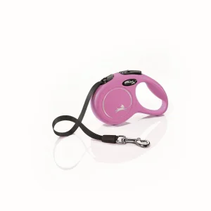 Flexi Flexi Classic Nylon Cord Dog Leash Pink 10ft XS up to 26lb
