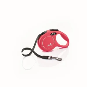 Flexi Flexi Classic Nylon Cord Dog Leash Red 10ft XS up to 26lb