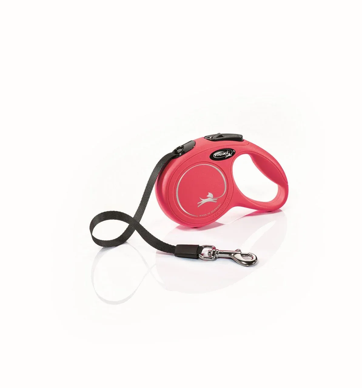 Flexi Flexi Classic Nylon Cord Dog Leash Red 10ft XS up to 26lb
