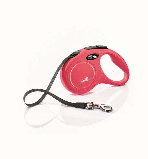 Flexi Flexi Classic Nylon Cord Dog Leash Red 16ft SM up to 33lb - Image 2