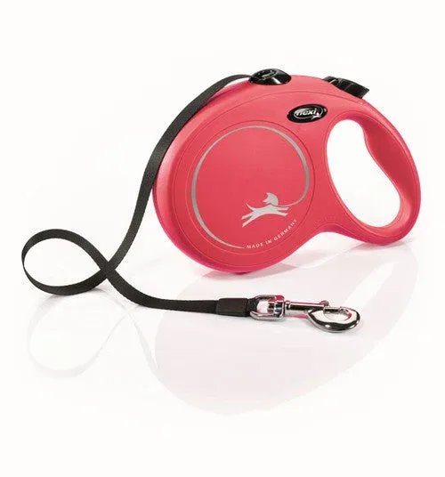 Flexi Flexi Classic Nylon Cord Dog Leash Red 26ft LG up to 110lb - Image 2