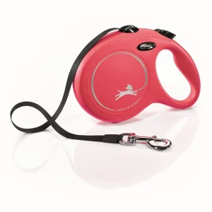 Flexi Flexi Classic Nylon Cord Dog Leash Red 26ft LG up to 110lb