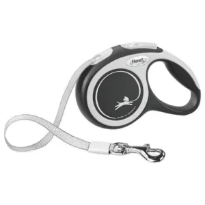 Flexi New Comfort Black Retractable Pet Leash