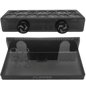 Flipper Cleaner Frag Station with Clip-On Utility Shelf Magnetic