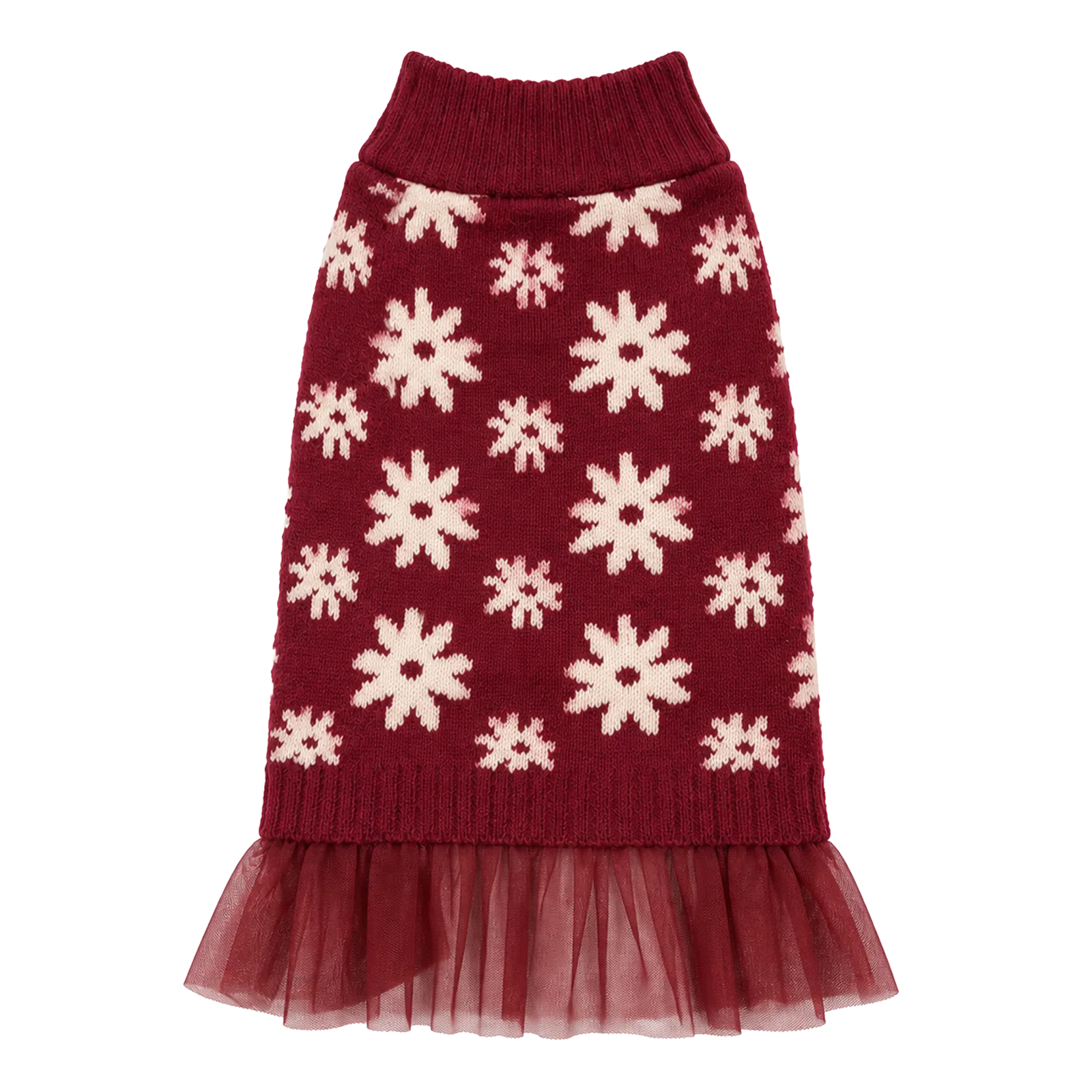 FLORAL SWEATER DRESS