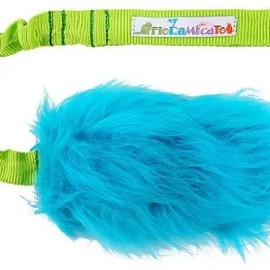 Clean Run Floramicato Fluffy Classic Tug with Squeakers