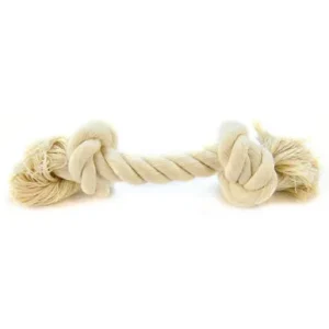 Flossy Chews Rope Bone - White Mini (6" Long)