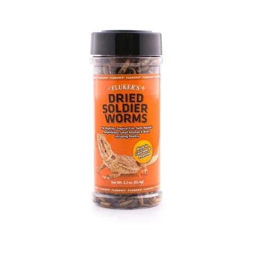 Fluker's Dried Soldier Worms 2.2 oz - Image 2