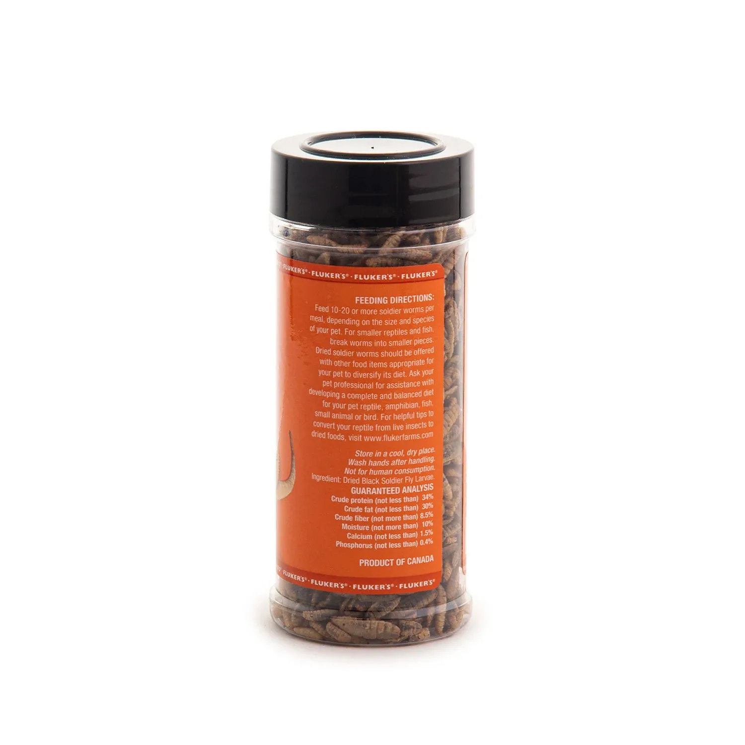 Fluker's Dried Soldierworms Reptile Food - Image 2