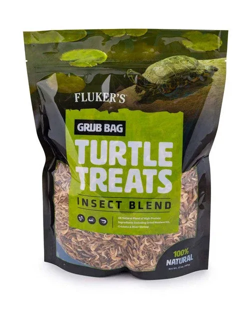 Fluker's Grub Bag Turtle Treat Insect Blend Dry Food 12 oz - Image 2