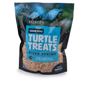 Fluker's Grub Bag Turtle Treat Rivershrimp Dry Food 12 oz