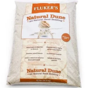 Fluker's Natural Dune All Natural Sand Bedding 10 lb {L-1}919253 (D)