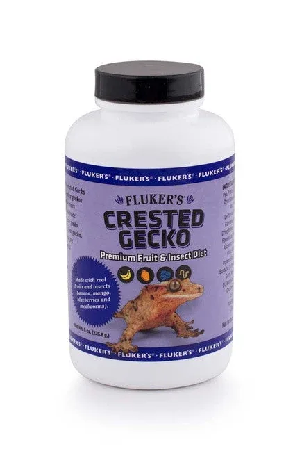 Fluker's Premium Crested Gecko Fruit and Insect Diet Supplement 8 oz - Image 2