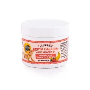 Fluker's Repta Strawberry-Banana Flavored Calcium with Vitamin D3 2 oz