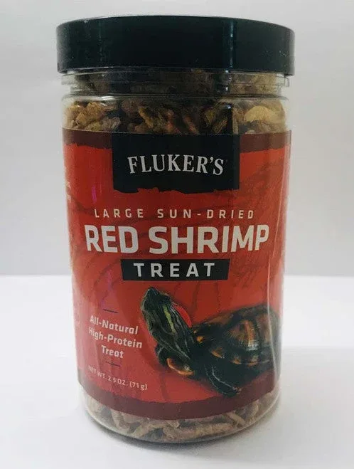 Fluker's Sun-Dried Red Shrimp Reptile Treat 2.5 Ounces - Image 2
