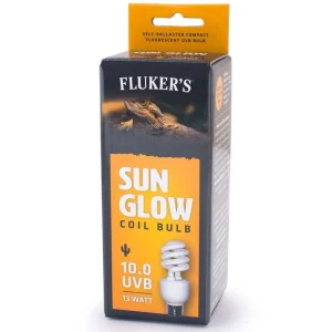 Fluker's Sun Glow 10.0 UVB Desert Coil Bulb White 13 Watt