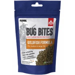 Fluval Bug Bites Medium Large Goldfish Pellets 3.53oz A6584{L+7}