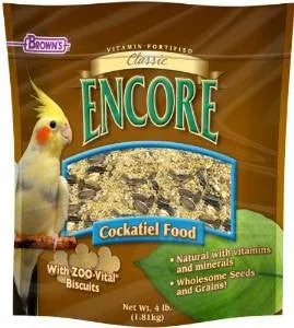 FM Brown's Encore Classic Tiel Food 4lb C=8 {L-1}423013