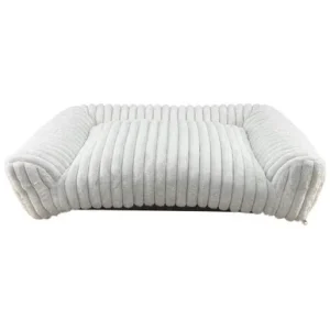 Fog City Pet Cream Orthopedic Foam Saddle Sofa Dog Bed