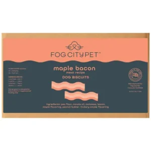 Fog City Pet Maple Bacon Meat Recipe Dog Biscuits