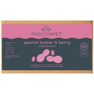 Fog City Pet Peanut Butter & Berry Dog Biscuits