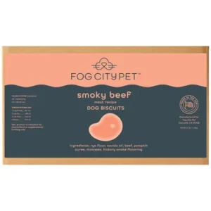 Fog City Pet Smoky Beef Meat Recipe Dog Biscuits