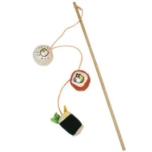 Fog City Pet x P.L.A.Y. Sushi Roll Wand Cat Toy