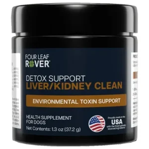 Four Leaf Rover Detox Support Liver/ Kidney Clean Environmental Toxin Support Dog Supplement