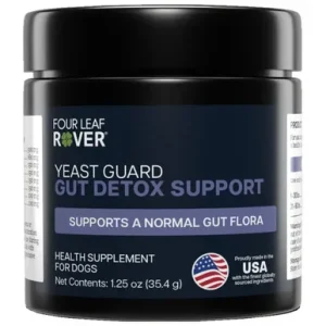 Four Leaf Rover Yeast Guard Gut Detox Support For a Normal Gut Flora Dog Supplement