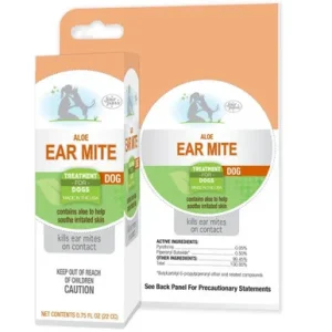 Four Paws Aloe Ear Mite Treatment For Dogs 3/4 Oz
